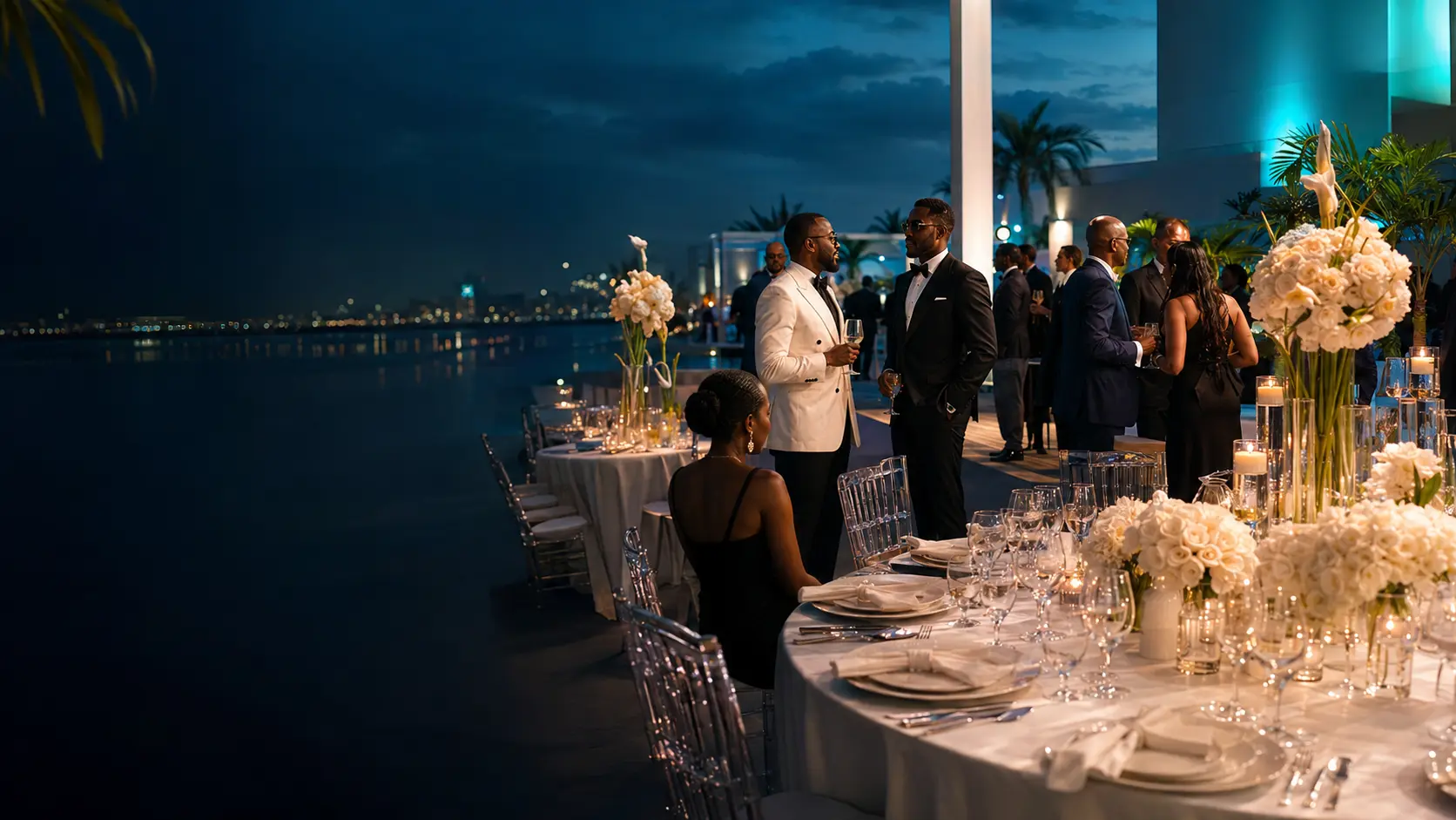 Réception haut de gamme orchestrée par My Naya Events à Abidjan